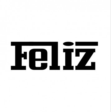 Autocolante com Feliz