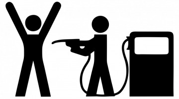 Autocolante com Gasolina Assalto
