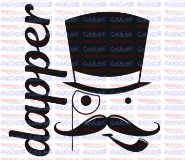 Autocolante - Dapper Monocle