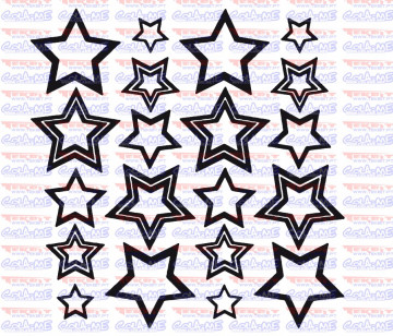 Autocolante - Estrelas