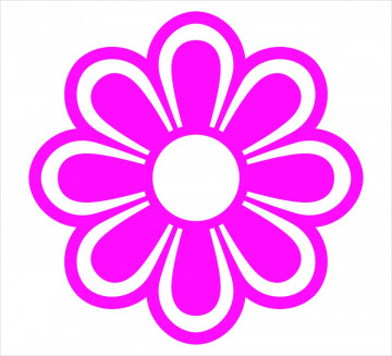 Autocolante - flor