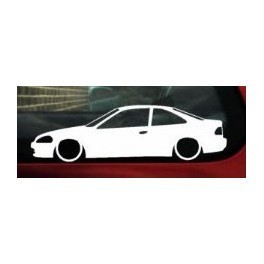 Autocolante - Honda Civic EJ coupe