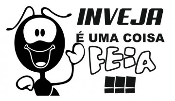 Autocolante - Inveja é uma coisa feia - 6