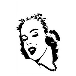 Autocolante- Marilyn Monroe