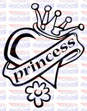 Autocolante - Princess