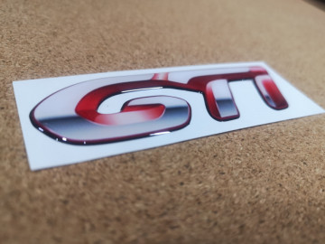Autocolante Resinado 3D GTI