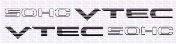 Autocolantes - SOHC VTEC (Par)