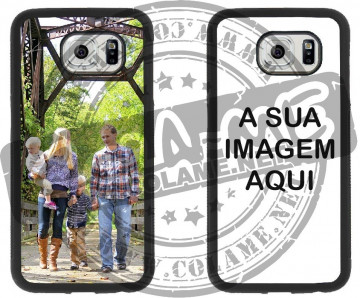Capa de telemóvel personalizada com foto de cliente