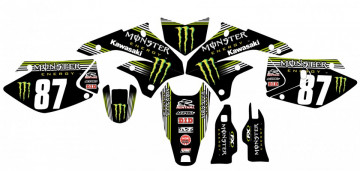 Kit Autocolantes Para kawasaki KLX 450 08-15