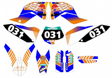 -Kit Autocolantes Para KTM EXC / XC / XCF 08-11