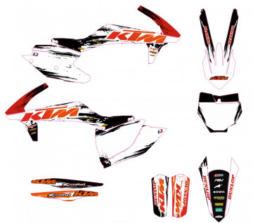 Kit Autocolantes Para Moto - KTM SX / SXF 16-18