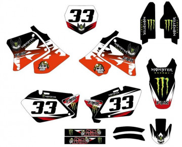 Kit Autocolantes Para Suzuki RM 125 / 250 01-02