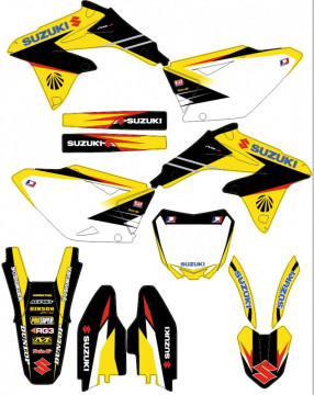 Kit Autocolantes Para Suzuki RMZ 450 08-17