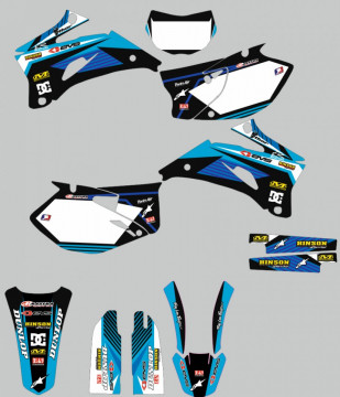 Kit Autocolantes Para YAMAHA WRF 450 07-11