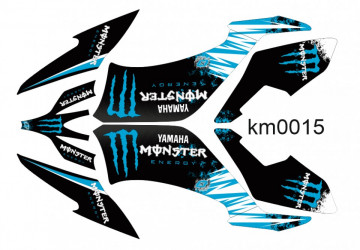 Kit Autocolantes Para Yamaha YFM 250 Raptor