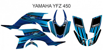 Kit Autocolantes Para Yamaha YFZ 450 03-08