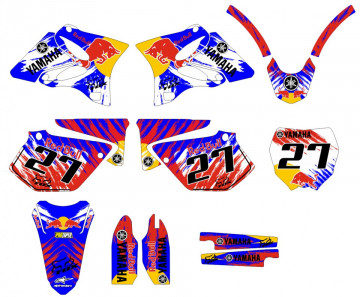 Kit Autocolantes Para Yamaha YZ 125 / 250 02-10