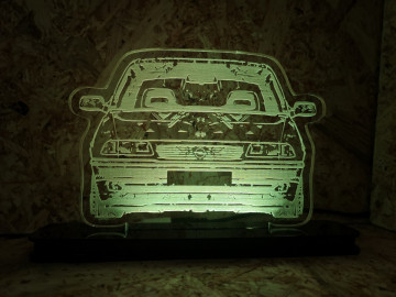 Moldura / Candeeiro com luz de presença - Opel Astra F