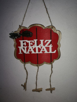 Ornamento Nuvem - Feliz Natal