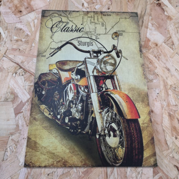 Placa Decorativa em PVC - Classic Sturgis