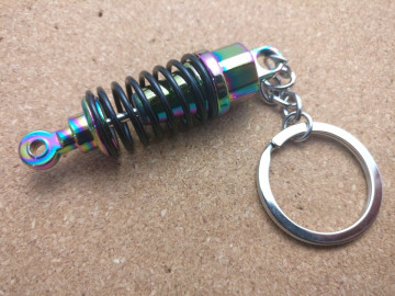 Porta Chaves - Amortecedor com mola - Neo Chrome / Colorido
