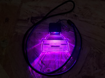 Porta Chaves com luz Multicor com Peugeot 106 mk1