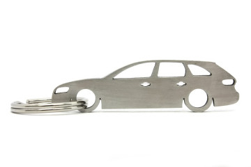 Porta Chaves em inox com silhueta com Audi A4 B8 wagon