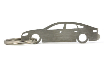 Porta Chaves em inox com silhueta com Audi A5 8T Sportback