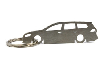 Porta Chaves em inox com silhueta com Volkswagen Passat B7 wagon