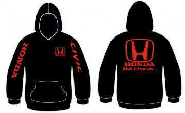 Sweatshirt com capuz para Honda Civic