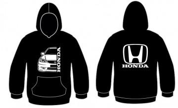 Sweatshirt com capuz para Honda EK