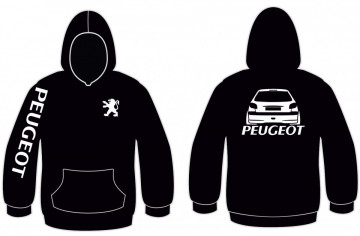Sweatshirt com capuz para Peugeot 206