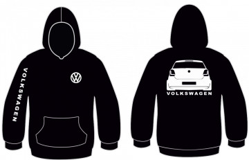 Sweatshirt com capuz para Volkswagen Polo 6R