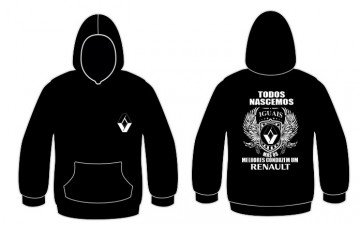 Sweatshirt com capuz Todos Nascemos (Renault)