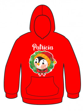 Sweatshirt Natal com Nome