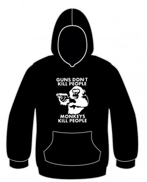Sweatshirt para Guns dont kill peopple monkey kill people 1