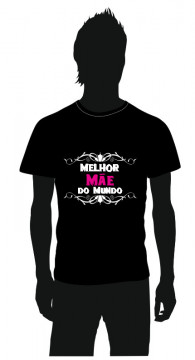 T-shirt com Melhor mãe do mundo