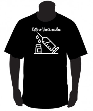 T-shirt Estou Vacinada