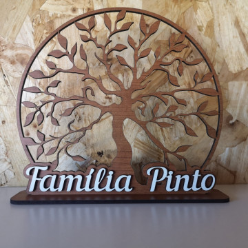 Árvore da vida com nome de família