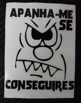 Autocolante - Apanha-me se conseguires