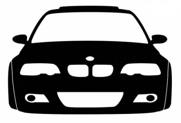 Autocolante - BMW M3 (e46) - Frente