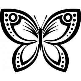 Autocolante - Borboleta 6
