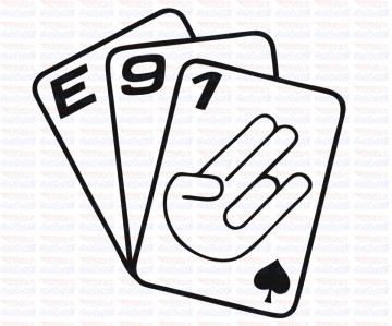 Autocolante - Cartas E91