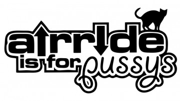 Autocolante com Airride is for Pussys