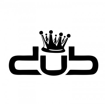 Autocolante com Dub Coroa