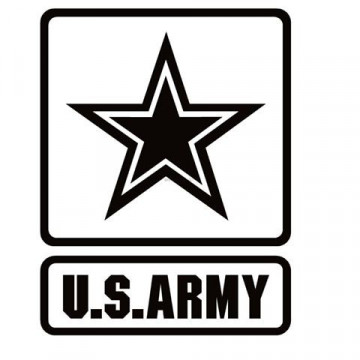 Autocolante - Estrela com U.S.ARMY