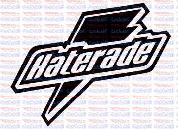Autocolante - Haterade