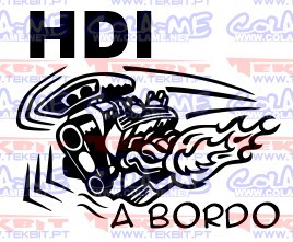 Autocolante - HDI a bordo