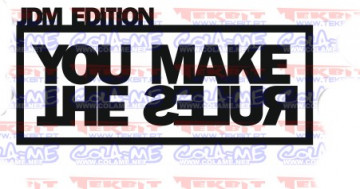 Autocolante - JDM edition you make