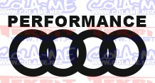 Autocolante - Performance Audi
